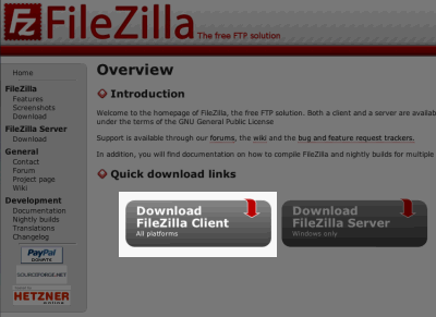 FileZilla DL1
